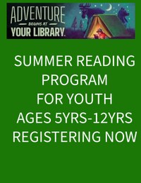 Adventure Begins At Your Library Youth Program Registration