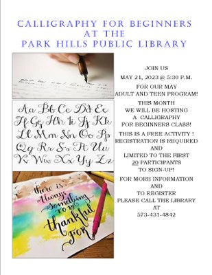 Calligraphy For Beginner Adult and Teen Class