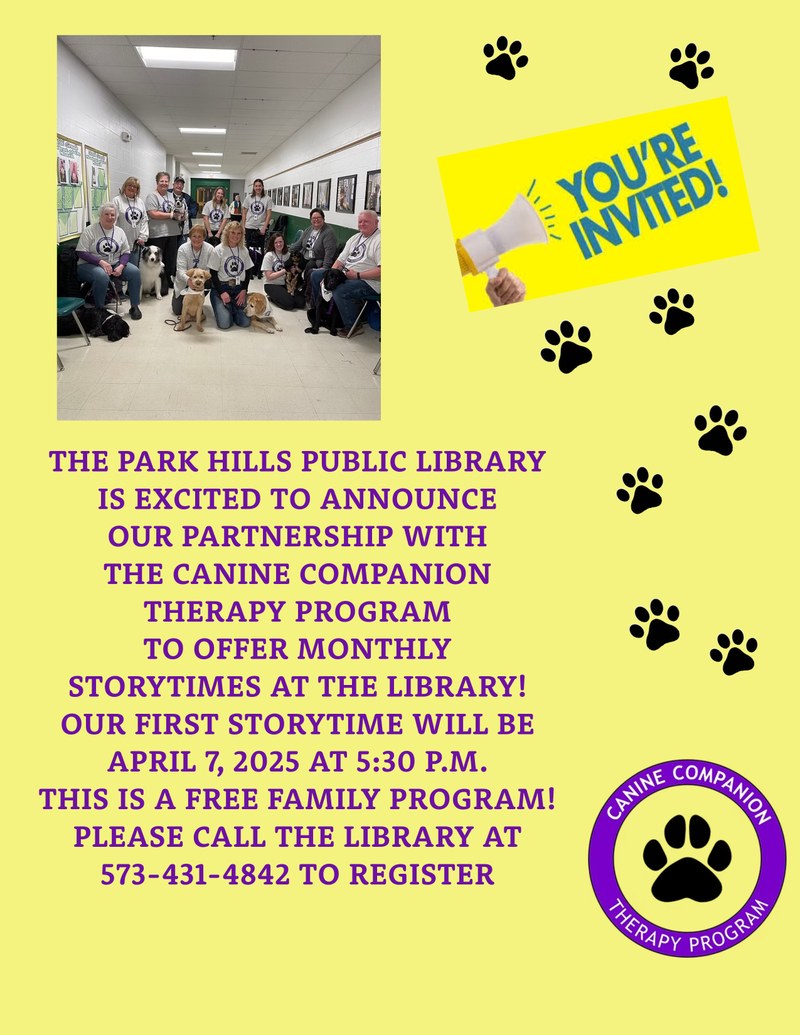 Canine Companion Story Time Canine Companion Story Time