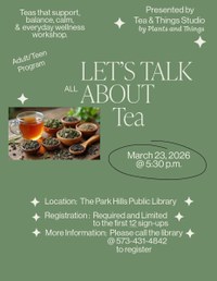 Let's Talk About Tea Workshop