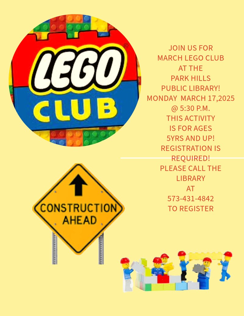 March Lego Club March Lego Club