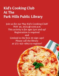 May Kid's Cooking Club