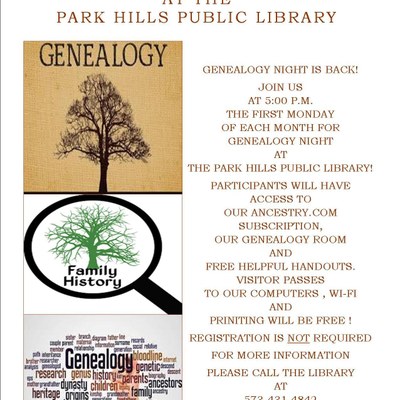 Monthly Genealogy Night