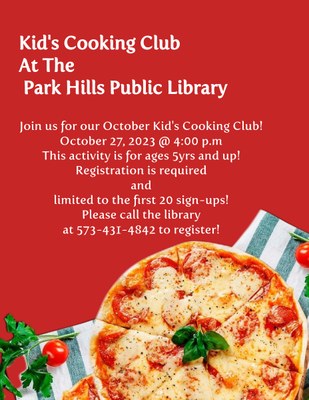 Monthly Kid's Cooking Club