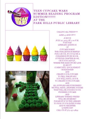 Teen Cupcake Wars Summer Reading Program Edition!