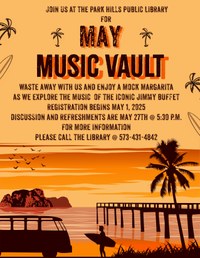 May Music Vault Teen/Adult Program