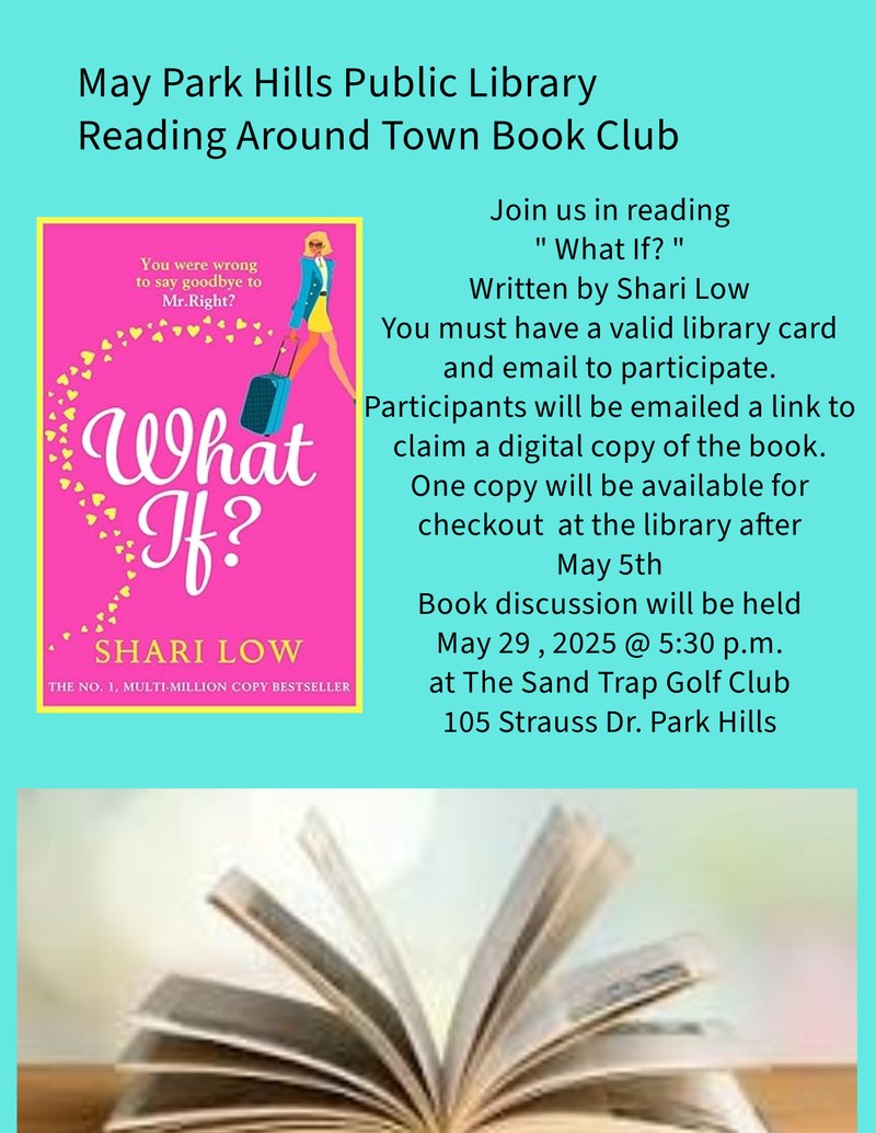 May Reading Around Town Book Club May Reading Around Town Book Club