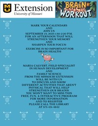 Missouri Extension Presents: Brain Workout!