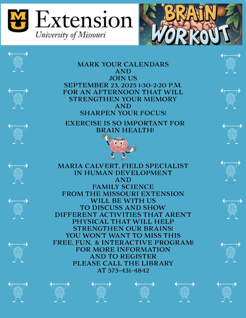 Missouri Extension Presents: Brain Workout! Missouri Extension Presents: Brain Workout!