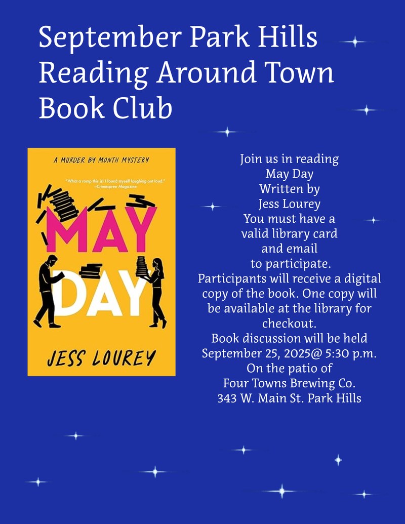 September Reading Around Town Book Club September Reading Around Town Book Club