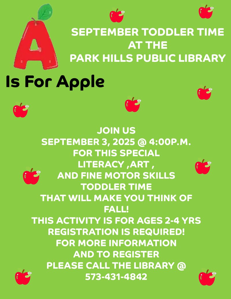 September Toddler Time" A Is For Apple" September Toddler Time" A Is For Apple"